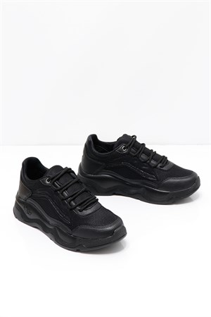 Siyah Kadın Spor Ayakkabı 142
